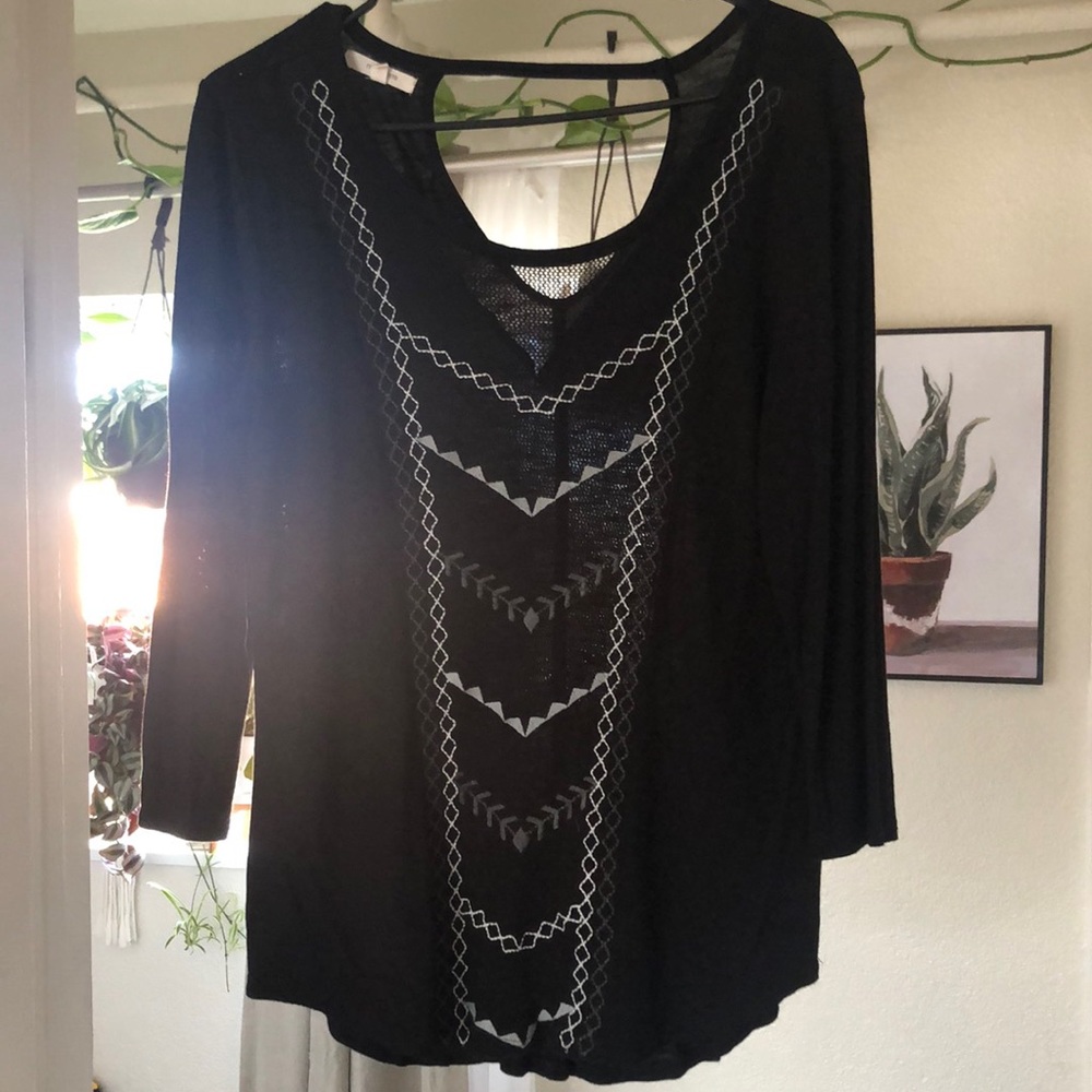 3/4 sleeve top